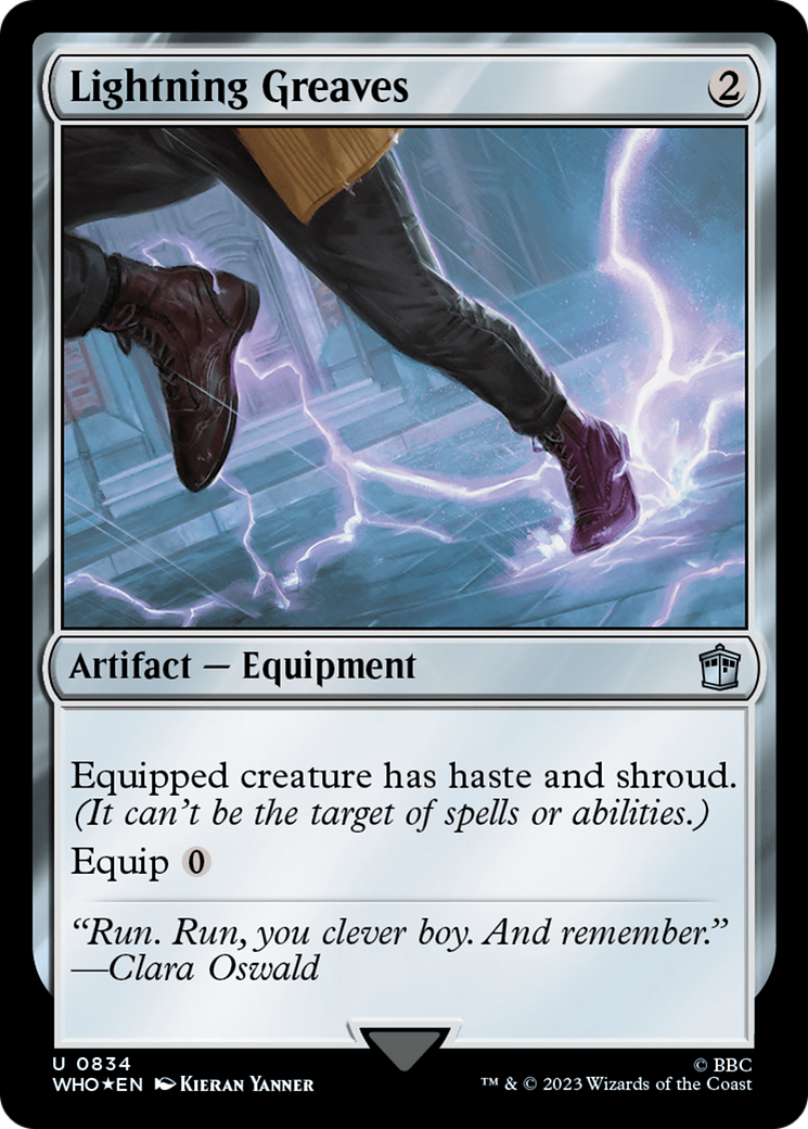 Lightning Greaves (Surge Foil) (WHO-834) - Doctor Who Foil
