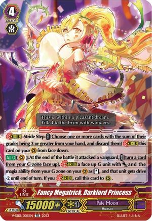 Fancy Megatrick, Darklord Princess (V-SS10/005EN) - V-SS10 Premium Battle Deckset 2023