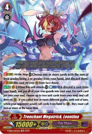 Trenchant Megatrick, Leontina (V-SS10/007EN) - V-SS10 Premium Battle Deckset 2023