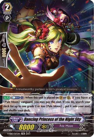 Dancing Princess of the Night Sky (V-SS10/017EN) - V-SS10 Premium Battle Deckset 2023