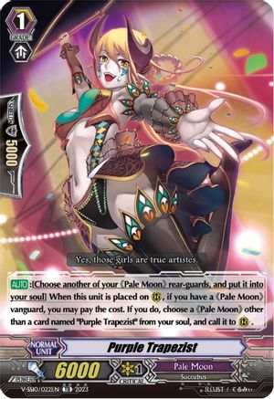 Purple Trapezist (V-SS10/022EN) - V-SS10 Premium Battle Deckset 2023