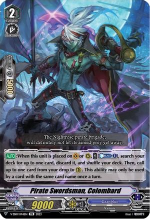 Pirate Swordsman, Colombard (V-SS10/044EN) - V-SS10 Premium Battle Deckset 2023