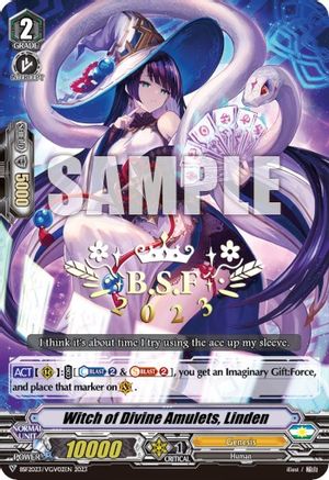 Witch of Divine Amulets, Linden (BSF2023/VGV02EN) - Bushiroad Event Cards
