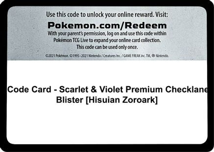 Code Card SV01 Scarlet & Violet Base Set - Code Card