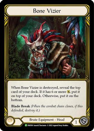 Bone Vizier - FAB106 (FAB106) - Flesh and Blood: Promo Cards Cold Foil