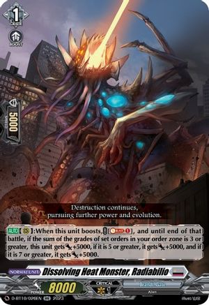 Dissolving Heat Monster, Radiabilio (D-BT10/026EN) - D-BT10: Dragon Masquerade