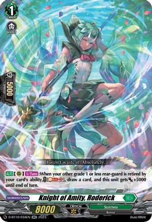 Knight of Amity, Roderick (D-BT10/034EN) - D-BT10: Dragon Masquerade