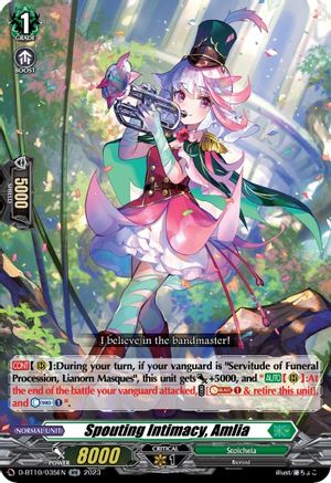 Spouting Intimacy, Amlia (D-BT10/035EN) - D-BT10: Dragon Masquerade