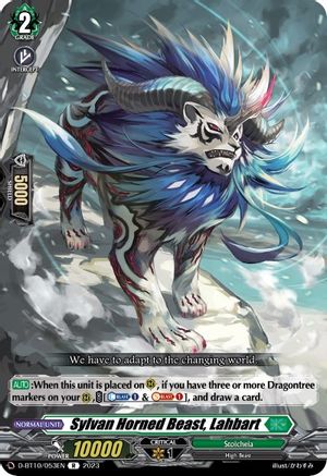 Sylvan Horned Beast, Lahbart (D-BT10/053EN) - D-BT10: Dragon Masquerade