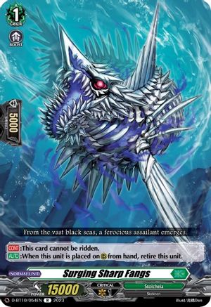 Surging Sharp Fangs (D-BT10/054EN) - D-BT10: Dragon Masquerade