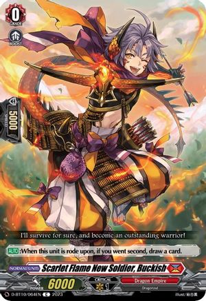 Scarlet Flame New Soldier, Buckish (D-BT10/064EN) - D-BT10: Dragon Masquerade