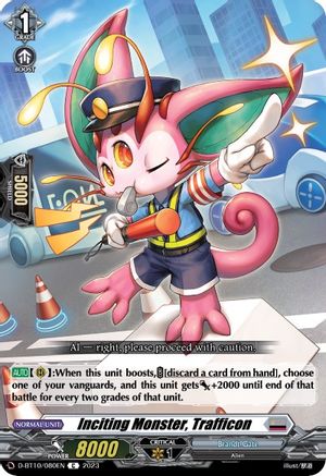 Inciting Monster, Trafficon (D-BT10/080EN) - D-BT10: Dragon Masquerade