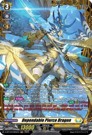 Dependable Pierce Dragon (FR) (D-BT10/FR25EN) - Dragon Masquerade