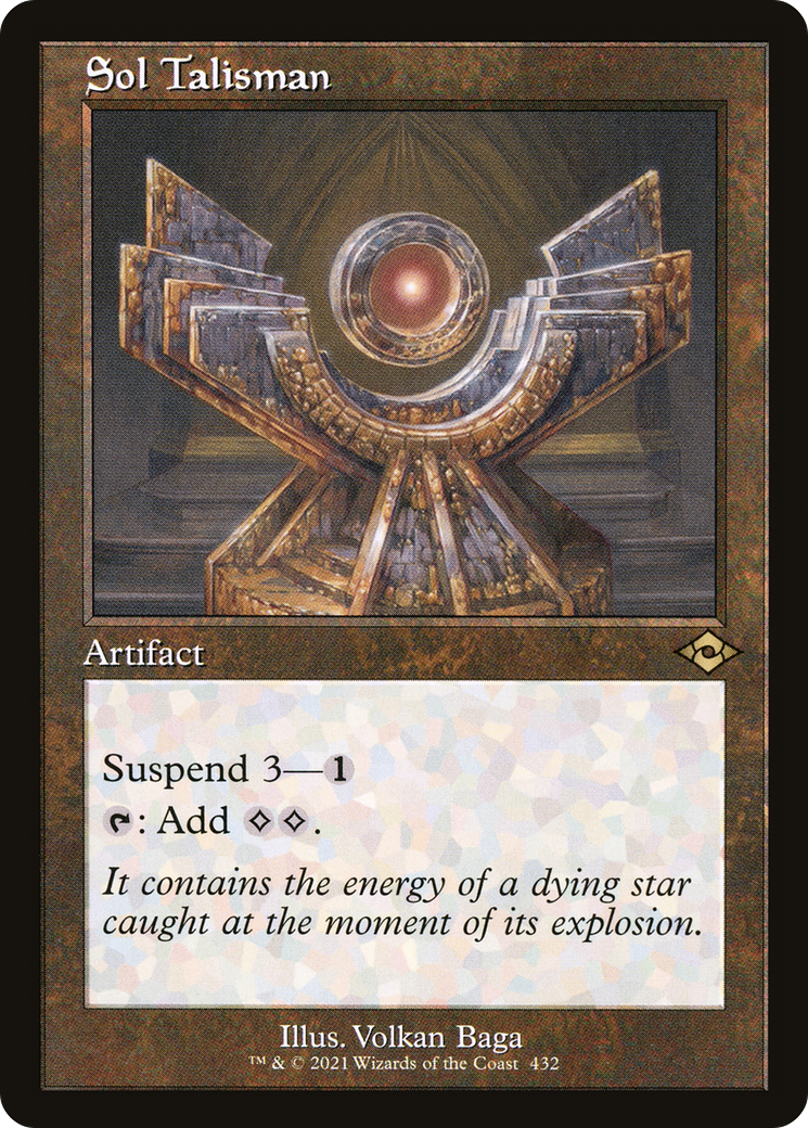 Sol Talisman (Retro Frame) (MH2-432) - Modern Horizons 2