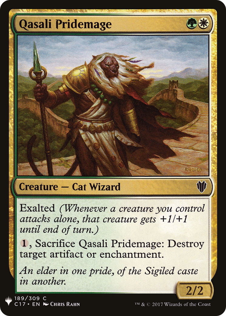 Qasali Pridemage (LIST-189) - The List