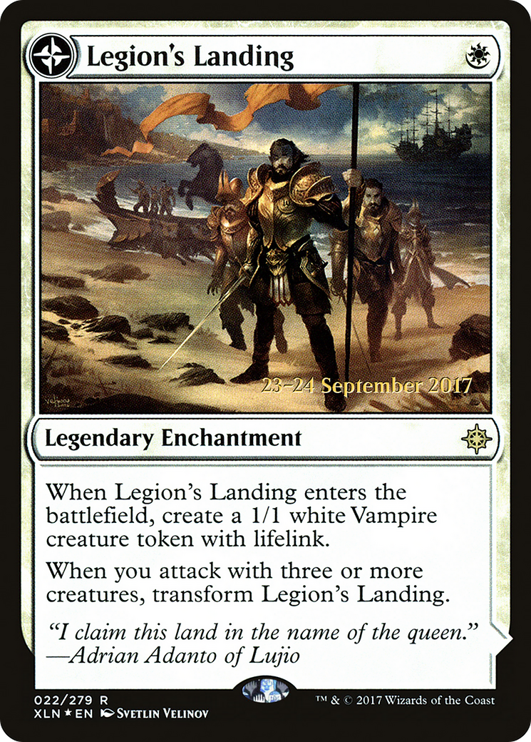 Legion's Landing (PRE-022) - Ixalan Promos: (compasslanddfc) Foil