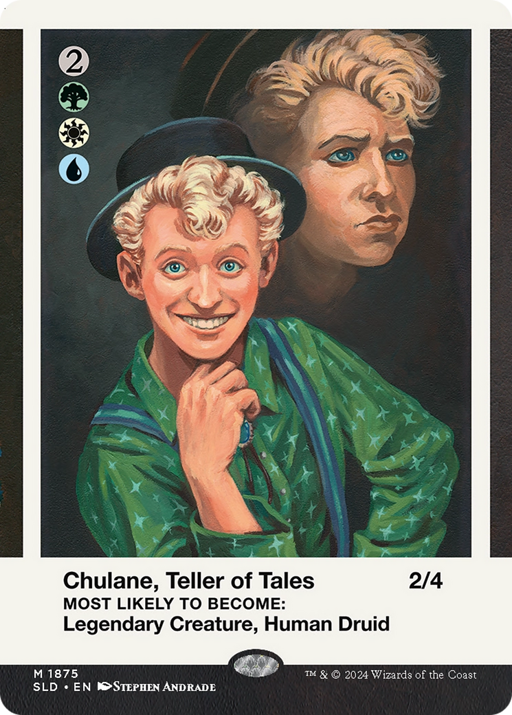 Chulane, Teller of Tales // Chulane, Teller of Tales (SLD-1875) - Secret Lair Drop (Borderless) Foil