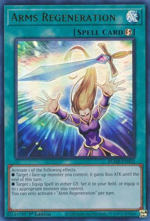 Arms Regeneration (BLMR-EN032) - Battles of Legend: Monstrous Revenge 1st Edition