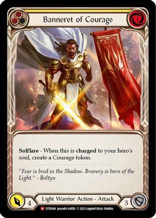 Banneret of Courage (DTD048) - Dusk till Dawn Rainbow Foil