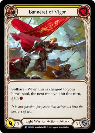 Banneret of Vigor (DTD056) - Dusk till Dawn Rainbow Foil