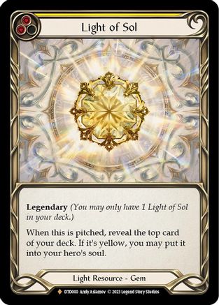 Light of Sol (DTD000) - Dusk till Dawn Rainbow Foil