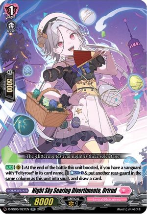 Night Sky Searing Divertimento, Ortrud (D-SS05/027EN) - D-SS05: Festival Booster 2023