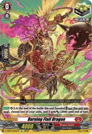 Burning Flail Dragon (D-SS05/Re05EN) - D-SS05: Festival Booster 2023