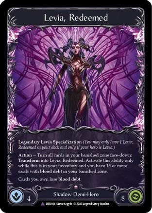 Levia, Redeemed // Blasmophet, Levia Consumed (Marvel) (DTD164) - Dusk till Dawn Cold Foil