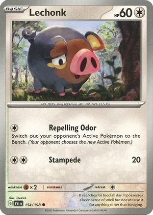 Lechonk 154/198 - Holofoil Deck Exclusives - Promo