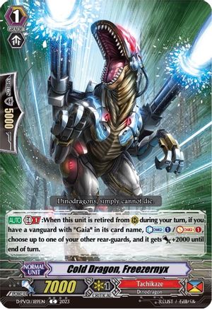 Cold Dragon, Freezernyx (D-PV01/189EN) - D-PV01: History Collection