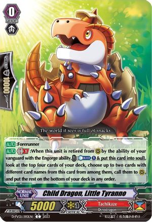 Child Dragon, Little Tyranno (D-PV01/190EN) - D-PV01: History Collection