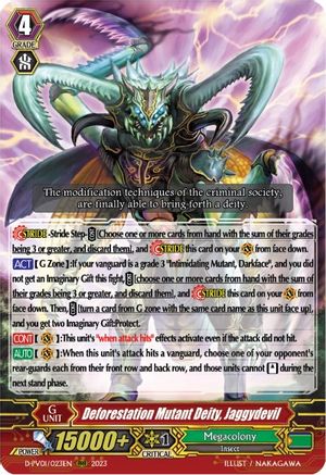 Deforestation Mutant Deity, Jaggydevil (D-PV01/023EN) - D-PV01: History Collection