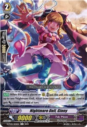 Nightmare Doll, Ginny (D-PV01/201EN) - D-PV01: History Collection
