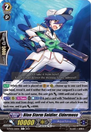 Blue Storm Soldier, Eldermoss (D-PV01/211EN) - D-PV01: History Collection