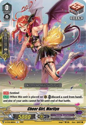 Cheer Girl, Marilyn (D-PV01/280EN) - D-PV01: History Collection