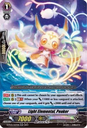 Light Elemental, Peaker (D-PV01/027EN) - D-PV01: History Collection