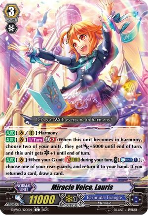 Miracle Voice, Lauris (D-PV01/120EN) - D-PV01: History Collection