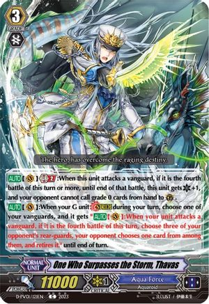 One Who Surpasses the Storm, Thavas (D-PV01/121EN) - D-PV01: History Collection