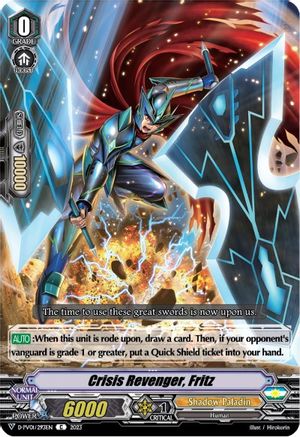 Crisis Revenger, Fritz (D-PV01/293EN) - D-PV01: History Collection