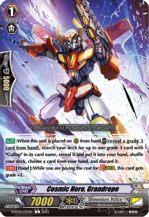 Cosmic Hero, Grandrope (D-PV01/137EN) - D-PV01: History Collection