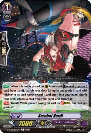 Acrobat Verdi (D-PV01/139EN) - D-PV01: History Collection