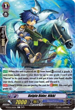 Kelpie Rider, Nikki (D-PV01/145EN) - D-PV01: History Collection
