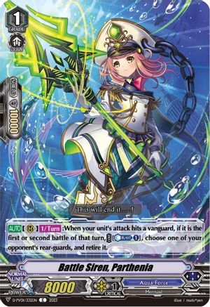 Battle Siren, Parthenia (D-PV01/335EN) - D-PV01: History Collection