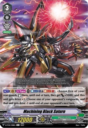 Machining Black Saturn (D-PV01/338EN) - D-PV01: History Collection