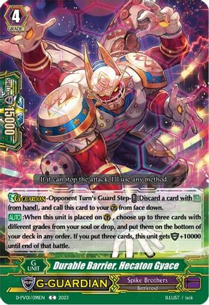 Durable Barrier, Hecaton Gyace (D-PV01/091EN) - D-PV01: History Collection