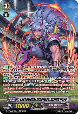 Exceptional Expertise, Rising Nova (SP) (D-PV01/SP19EN) - D-PV01: History Collection