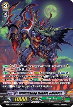 Intimidating Mutant, Darkface (SP) (D-PV01/SP26EN) - D-PV01: History Collection