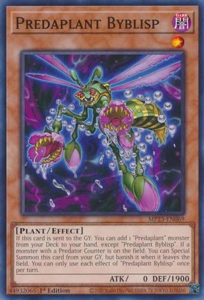 Predaplant Byblisp (MP23-EN069) - 25th Anniversary Tin: Dueling Heroes Mega Pack 1st Edition