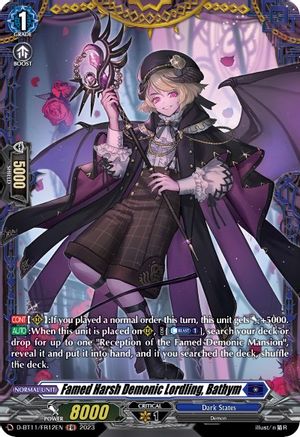 Famed Harsh Demonic Lordling, Bathym (FR) (D-BT11/FR12EN) - D-BT11: Clash of the Heroes
