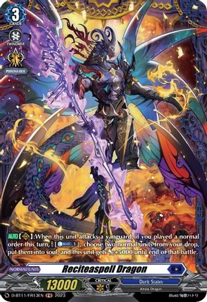 Reciteaspell Dragon (FR) (D-BT11/FR13EN) - D-BT11: Clash of the Heroes